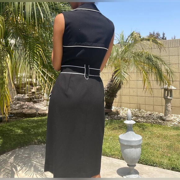 Calvin Klein Trench Coat Dress Vintage - Picture 2 of 7